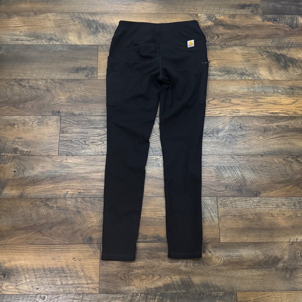 Carhartt‎ Women's Black Pocket Leggings XS Regular Athletic Workwear